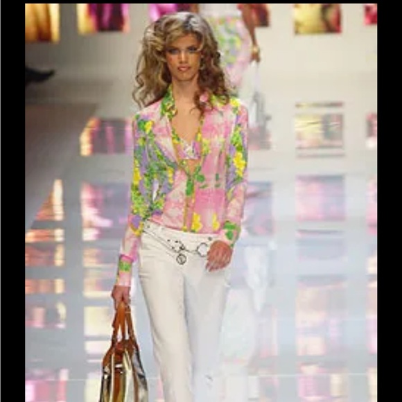 Versace Spring 2004 Silk Blouse - Picture 10 of 10